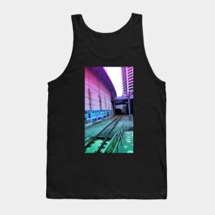 Pastel Brisbane City - Central Station Trainline Tank Top